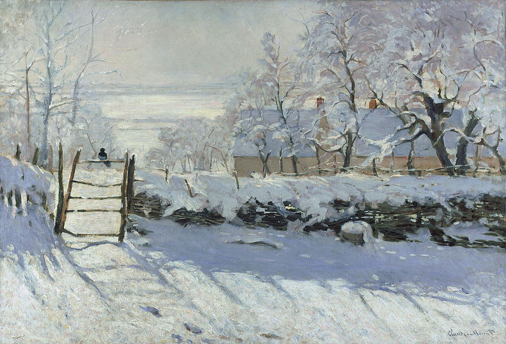 The Magpie, by Claude Monet